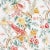 Schumacher Majestic Garden Fabric in Rose & Celadon For Sale
