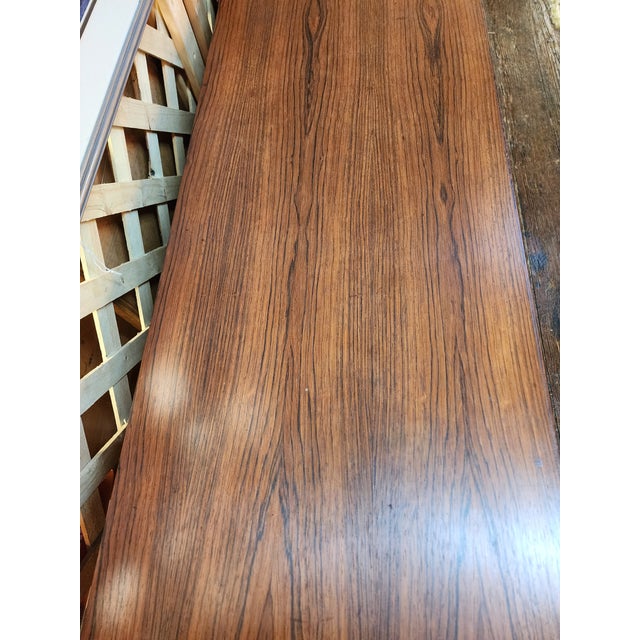 Vintage Mid Century Modern Rosewood Credenza by P. Vestergaard | Sliding Door Sideboard Cabinet | Danish Modern Storage Console, Attributed For Sale - Image 16 of 17