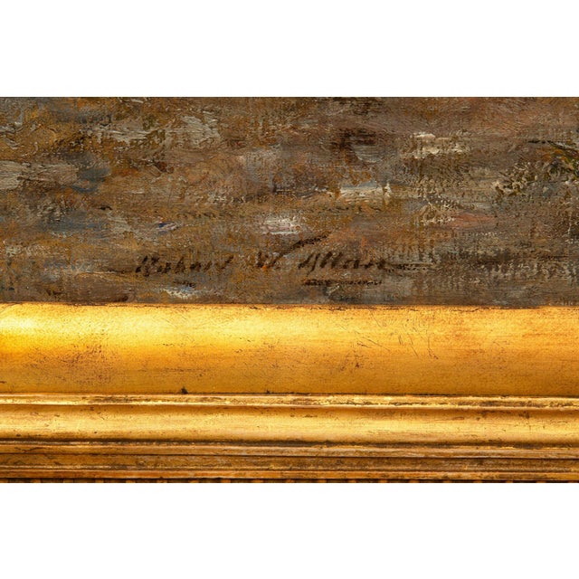 “Dutch Herring Fleet” Dockside Barbizon Painting by Robert Weir Allan r.s.A For Sale - Image 11 of 18