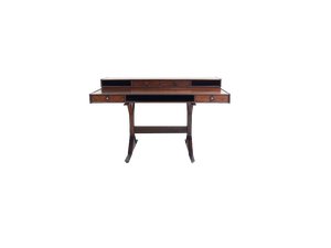 Wooden Desk with Storage Compartments by Gianfranco Frattini for Bernini, 1950s