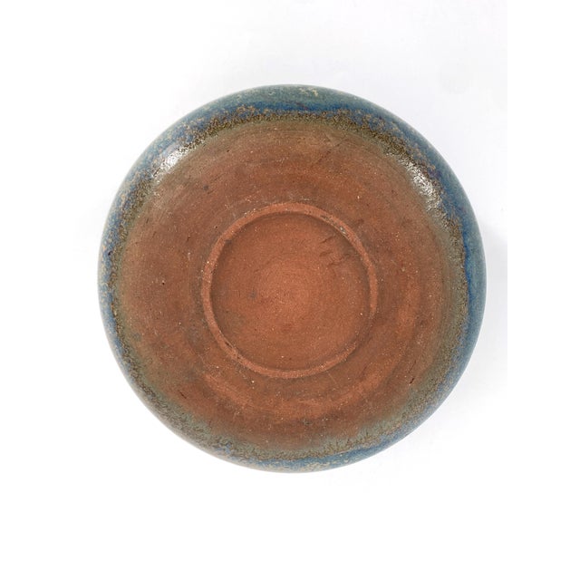 Ceramic Mid-Century Studio Ceramic Flower Vase with Incised Signature, 1950s For Sale - Image 7 of 9