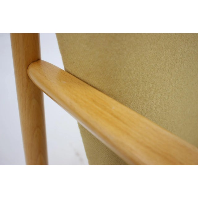 Wood Beech Armchair, Czechoslovakia, 1960s For Sale - Image 7 of 10