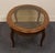 Wood Ethan Allen Chateau Normandy Solid Knotty Pine 48" Oval Coffee Table W. Beveled Amber Glass Top 17-8010 For Sale - Image 7 of 9