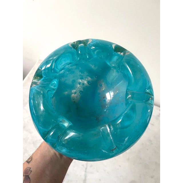 Mid 20th Century Vintage Mid Century Seguso Murano Glass Ashtray For Sale - Image 5 of 6