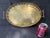 Vintage Faux Bamboo Brass Oval Tray For Sale - Image 17 of 17