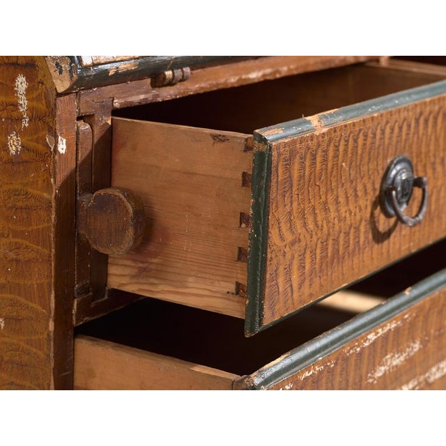 Antique Swedish Painted Secretaire with Drawers For Sale - Image 10 of 18