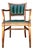 Vintage Channel Tufted Desk Chair For Sale