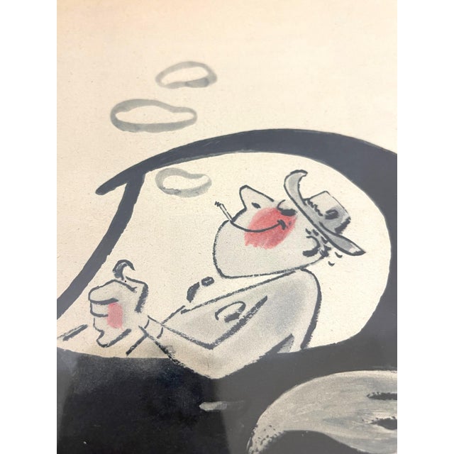 Mid 20th Century French Esso Advertising Print Gasoline Poster For Sale - Image 9 of 11