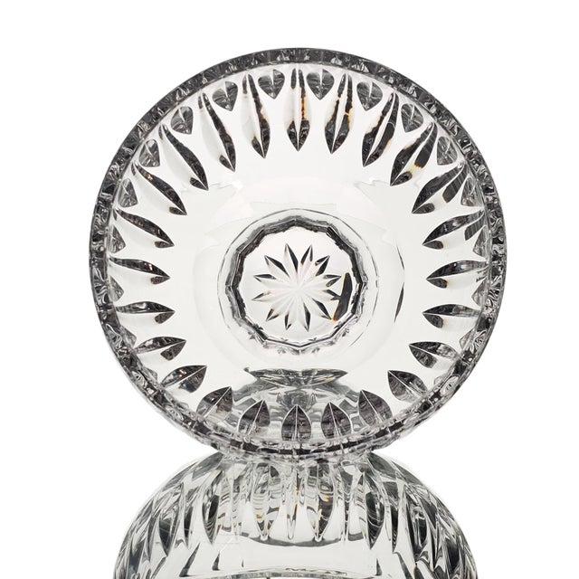 Late 20th Century Marquis by Waterford Sheridan Footed Cut Crystal Bowl 5.5" For Sale - Image 5 of 12