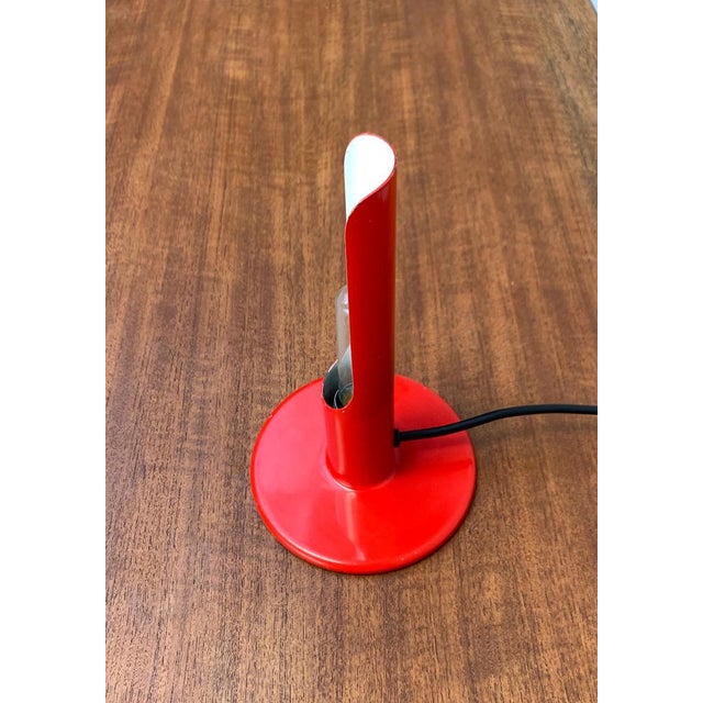 Mid-Century German Red Prix Table Lamp by Ingo Maurer for M Design, 1960s For Sale - Image 10 of 18