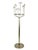 Floor Coat Hanger in Nickel-Plating and Brass by BBPR for Artemide, 1970s For Sale - Image 13 of 13