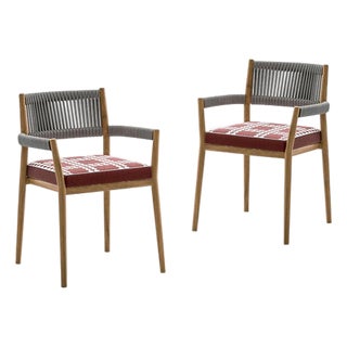 Dine Out Outside Chairs by Rodolfo Dordoni for Cassina, Set of 2 For Sale