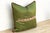 Indian Green Zardozi-Embroidered Silk Pillow Cover, Embroidered Band For Sale - Image 3 of 7