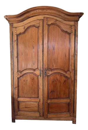 18c Antique Fruitwood Armoire