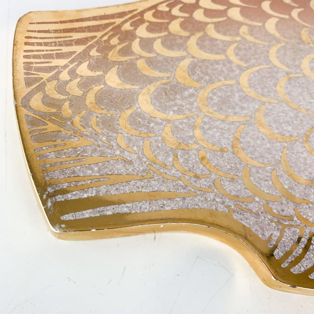 Mid-Century Modern Rare Vintage Ernest Sohn Fish Art Pottery Tray Mid Century Modern Wall Hanging For Sale - Image 3 of 11