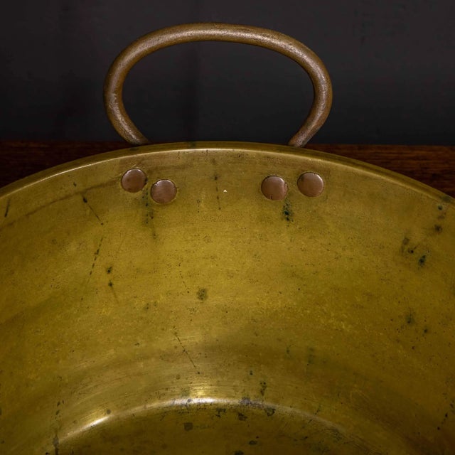 Victorian Brass Jam Pan For Sale - Image 4 of 8