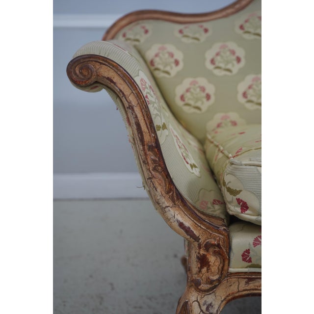 Southwood French Louis XV Style Upholstered Loveseat For Sale - Image 14 of 18