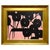 Ron Giusti Mini Orchid Still Life Blush Black Acrylic Painting For Sale