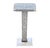 Contemporary 1990s Mother-of-Pearl Inlay Modern Style Pedestal / Side Table With Natural Marble Base For Sale - Image 3 of 8