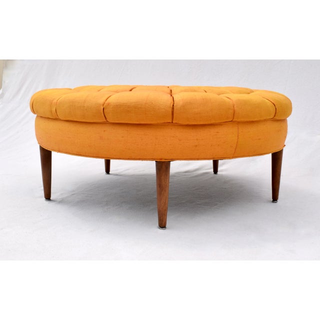 Mid-Century Modern 1970s Mid-Century Modern Custom Ottoman For Sale - Image 3 of 8