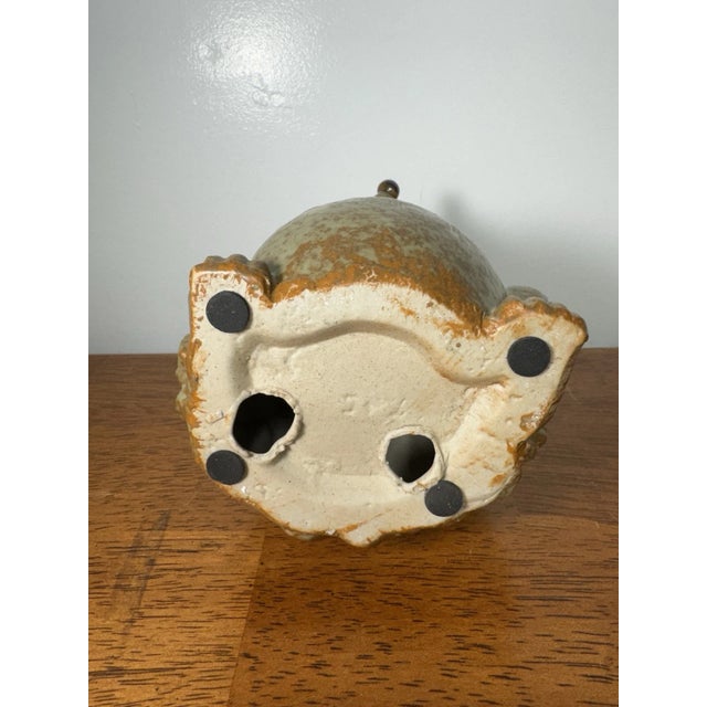 Ceramic Hedgehog Figurine Vintage Ceramic Animal Statue Woodland Collectible For Sale - Image 7 of 8