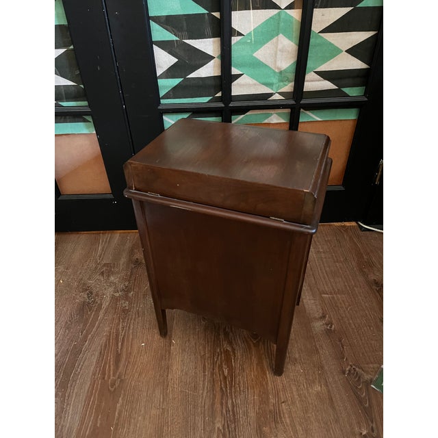 Antique Art Deco Sewing Spool Chest For Sale - Image 6 of 9