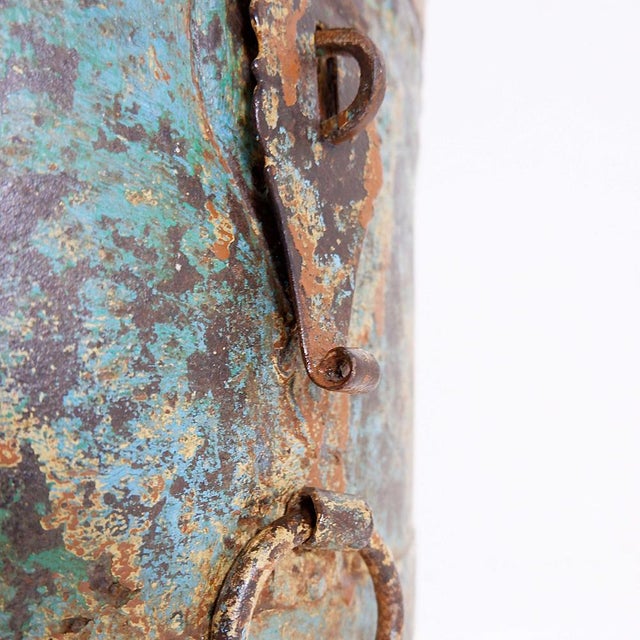 Vintage Metal Barrel, 1960s For Sale - Image 11 of 17