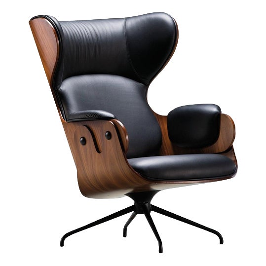 Contemporary Leather Lounger Armchair by Jaime Hayon for BD For Sale
