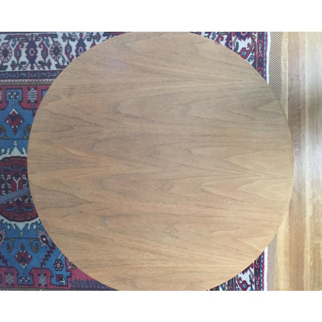 Mid-Century Modern Mid 20th Century (2) Walnut and Chrome Knoll End Tables For Sale - Image 3 of 13