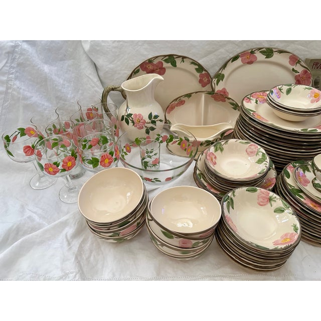 Vintage "Desert Rose" Fransican Dinnerware Set of 139 Pieces Chairish