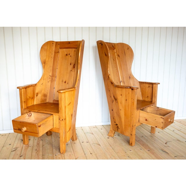 Rustic Farmhouse Armchairs, 1960s, Set of 2 For Sale - Image 6 of 18