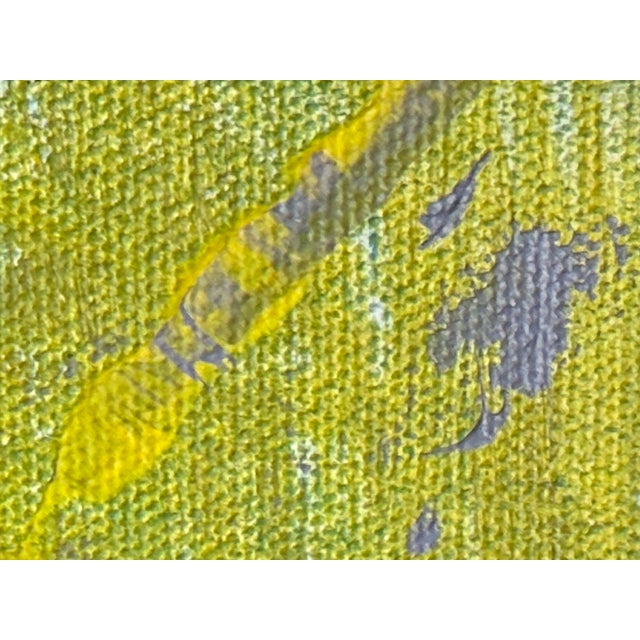 Wood Abstract Landscape Painting, Framed For Sale - Image 7 of 12