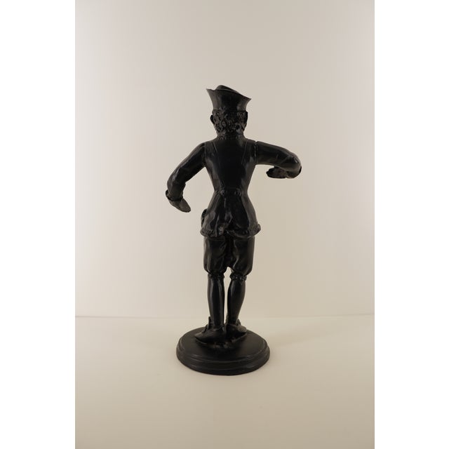 Vintage Cast Iron Colonial Gentleman Figurine For Sale - Image 9 of 17