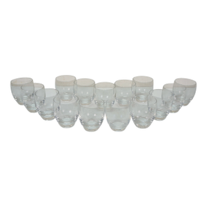 Late 20th Century 15 Baccarat Crystal Perfection Barrel Shape Flat Old Fashioned Tumblers 8oz