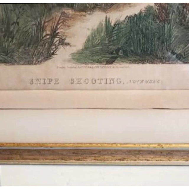 Glass Richard Barrett Davis 1782 -1854 Engraving - Snipe Shooting, November For Sale - Image 7 of 12