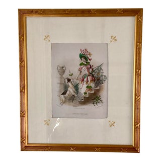 Grandville Flowers - Custom Framed British Print For Sale