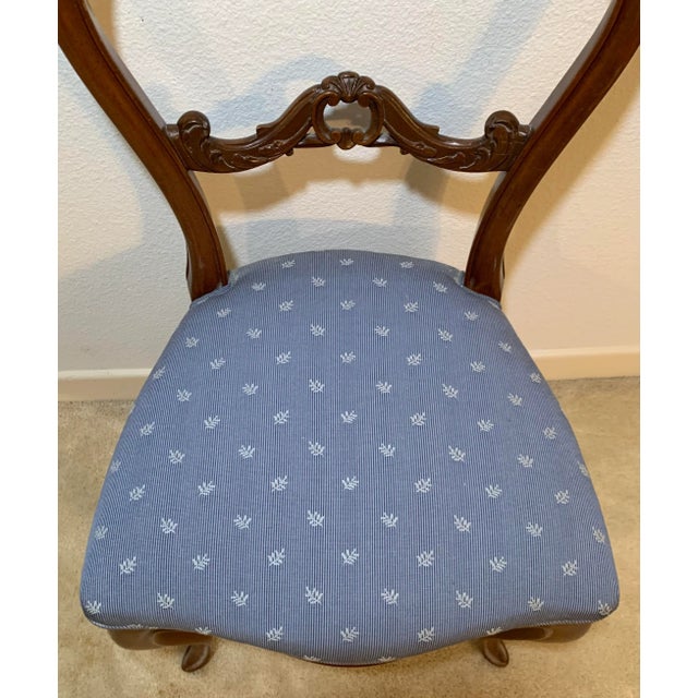 Mid 20th Century Vintage Low Back Italian Style Chair For Sale In Los Angeles - Image 6 of 9