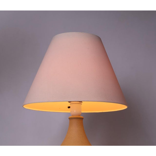 Mid-Century Modern Vintage Blue Ceramic Table Lamp by Maria Philippi for Søholm, 1960s For Sale - Image 3 of 8