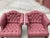English Pair of Vintage St. Timothy Tufted English Traditional Lounge Chairs – Hickory, Nc For Sale - Image 3 of 16