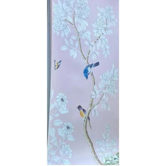 Wall artwork material: Tea Wallpaper Wallpaper handicraft: Digital printed patterns and handmounted it on Tea Wallpaper...