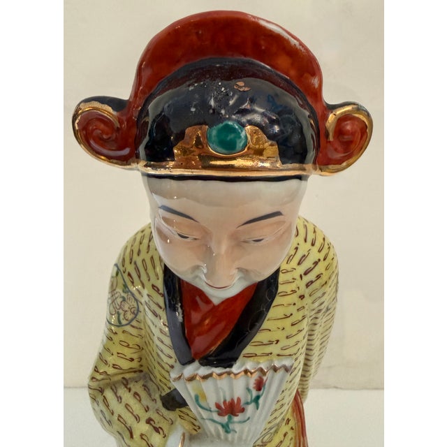 Early 20th Century Early 20th Century Chinese Porcelain Figurine For Sale - Image 5 of 8
