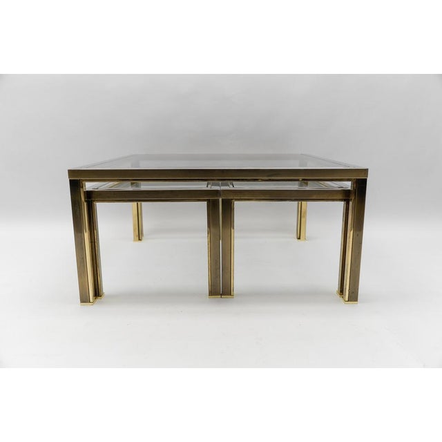 Mid-Century Modern Vintage French Nesting Tables, 1970s, Set of 3 For Sale - Image 3 of 17