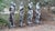 Spectacular Italian Sculpture "The Four Seasons" from the early 20th century Cement Original patina Sculpture height:...