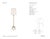 AERIN by Visual Comfort Signature Mathilde 59" Floor Lamp in Hand-Rubbed Antique Brass with Linen Shade Designer: AERIN...