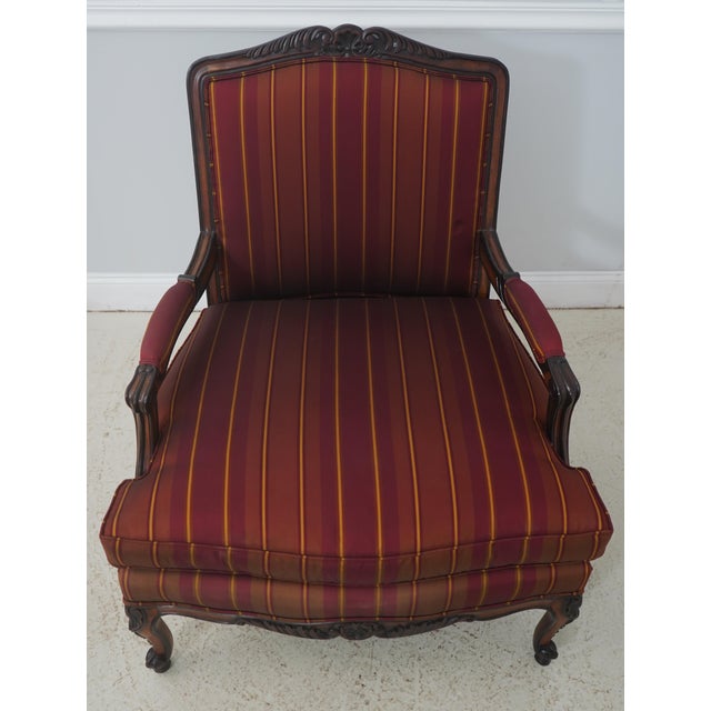 Age: Approx: 20 Years Old Details: Factory Distressed High Quality Construction Nice Decorator Bergere Chair Nice Scrolled...