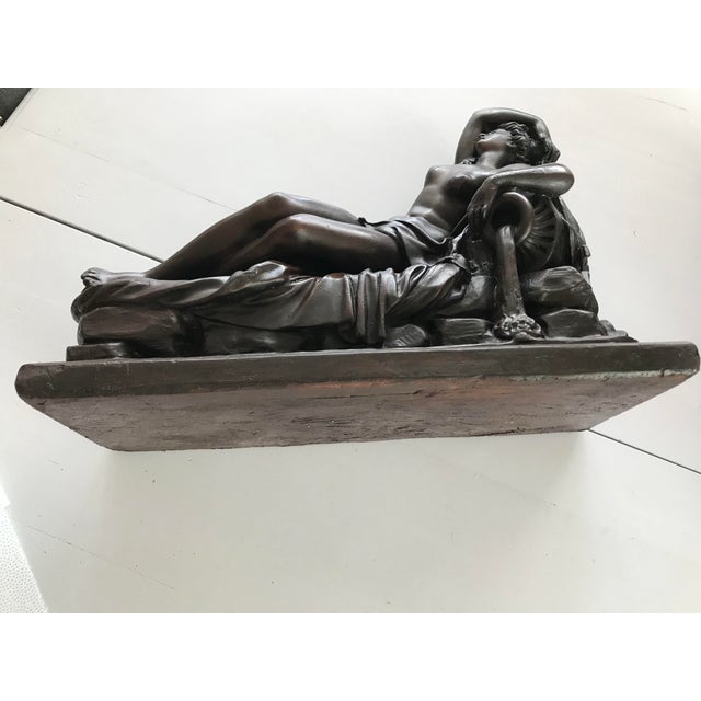 Sculpture Materials Sculpture of a Young Woman, 1970s For Sale - Image 7 of 18