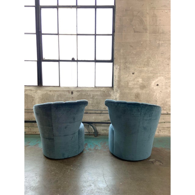 1940’s Hollywood Regency Channel Back Chairs - Set of 2 For Sale In Seattle - Image 6 of 7