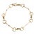 70s Vintage Horse Bit Buckle Bracelet 14k Yellow Gold 8" Equestrian Jewelry For Sale