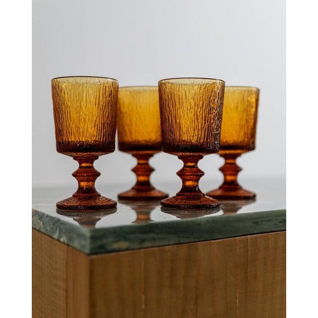 Vintage Wine Glasses by Timo Sarpaneva for Iittala, 1970s, Set of 4 For Sale - Image 11 of 11