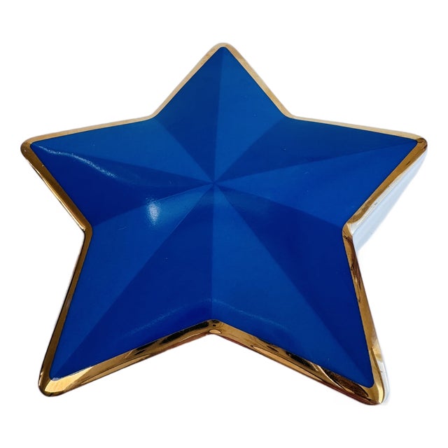 1990s Tiffany Star Trinket Box For Sale